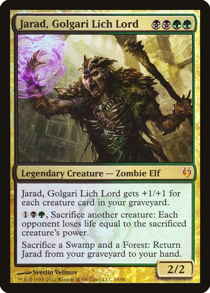 Jarad, Golgari Lich Lord (45) (Duel Decks: Izzet vs. Golgari)