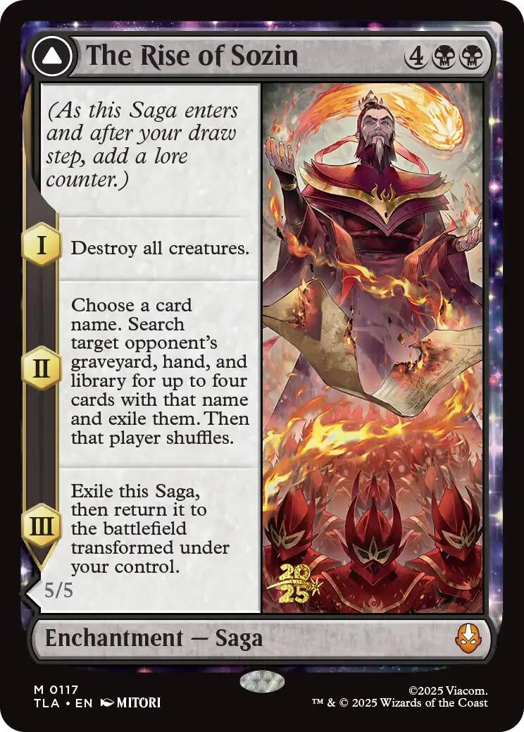 The Rise of Sozin (117) (Prerelease Cards)