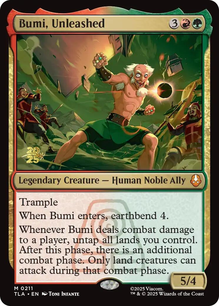 Bumi, Unleashed (211) (Prerelease Cards)