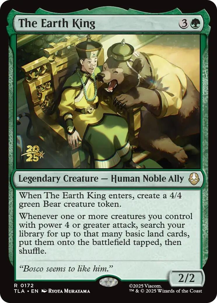 The Earth King (172) (Prerelease Cards)