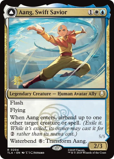 Aang, Swift Savior (204) (Prerelease Cards)