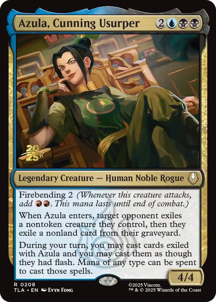 Azula, Cunning Usurper (208) (Prerelease Cards)