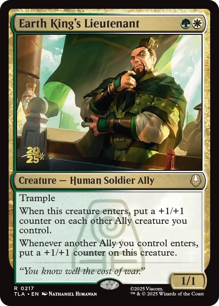 Earth King's Lieutenant (217) (Prerelease Cards)