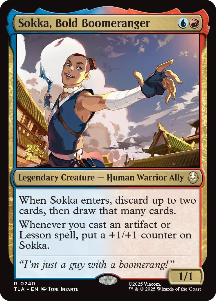 Sokka, Bold Boomeranger (240) (Prerelease Cards)