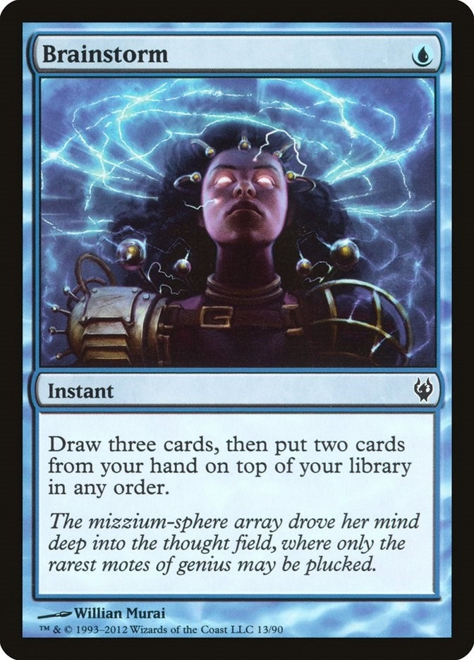 Brainstorm (13) (Duel Decks: Izzet vs. Golgari)