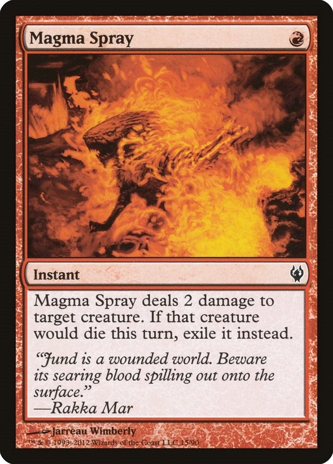 Magma Spray (15) (Duel Decks: Izzet vs. Golgari)