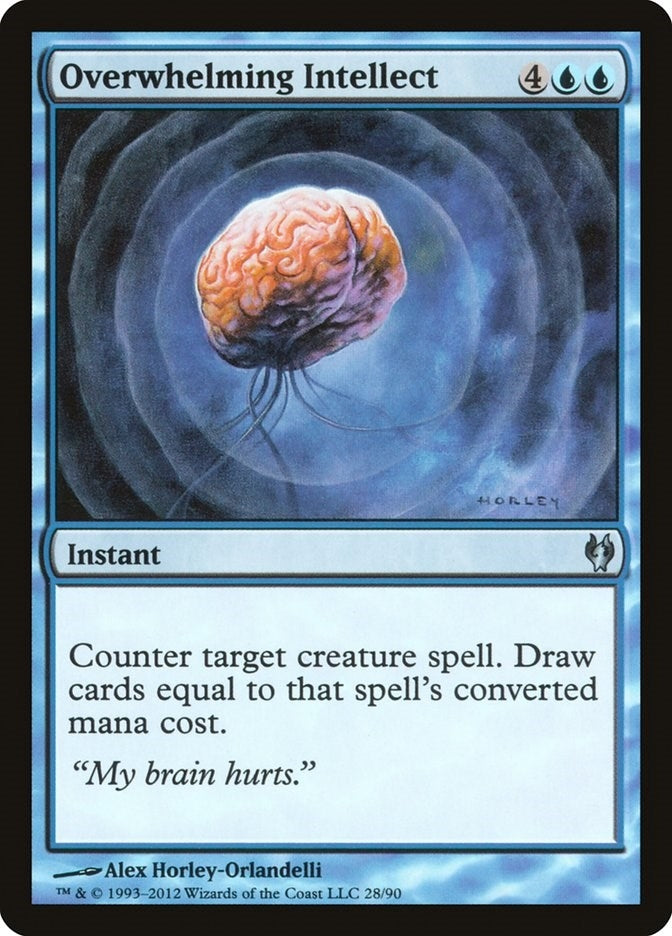 Overwhelming Intellect (28) (Duel Decks: Izzet vs. Golgari)
