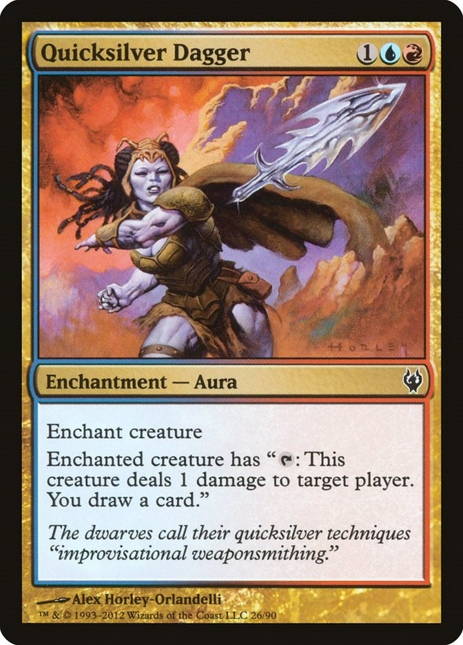 Quicksilver Dagger (26) (Duel Decks: Izzet vs. Golgari)