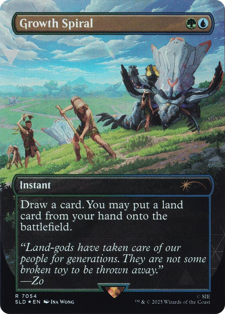 Growth Spiral (Rainbow Foil) (7054) (Secret Lair Drop Series)