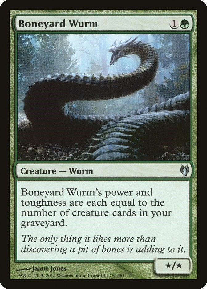 Boneyard Wurm (51) (Duel Decks: Izzet vs. Golgari)