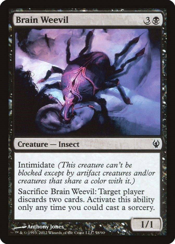 Brain Weevil (58) (Duel Decks: Izzet vs. Golgari)