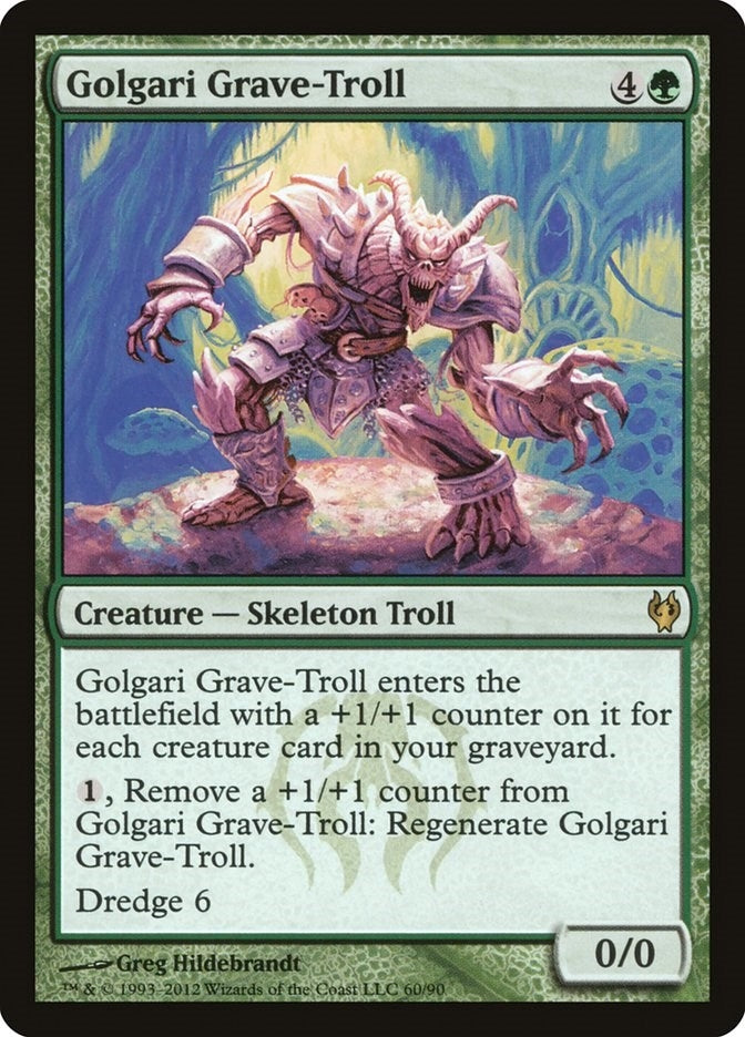 Golgari Grave-Troll (60) (Duel Decks: Izzet vs. Golgari)