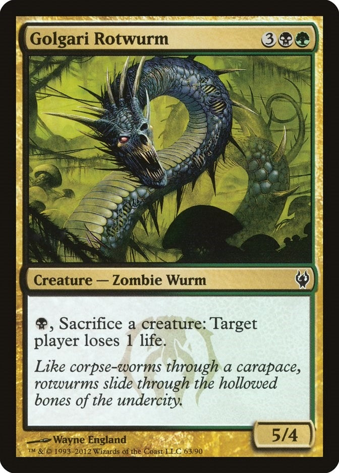 Golgari Rotwurm (63) (Duel Decks: Izzet vs. Golgari)