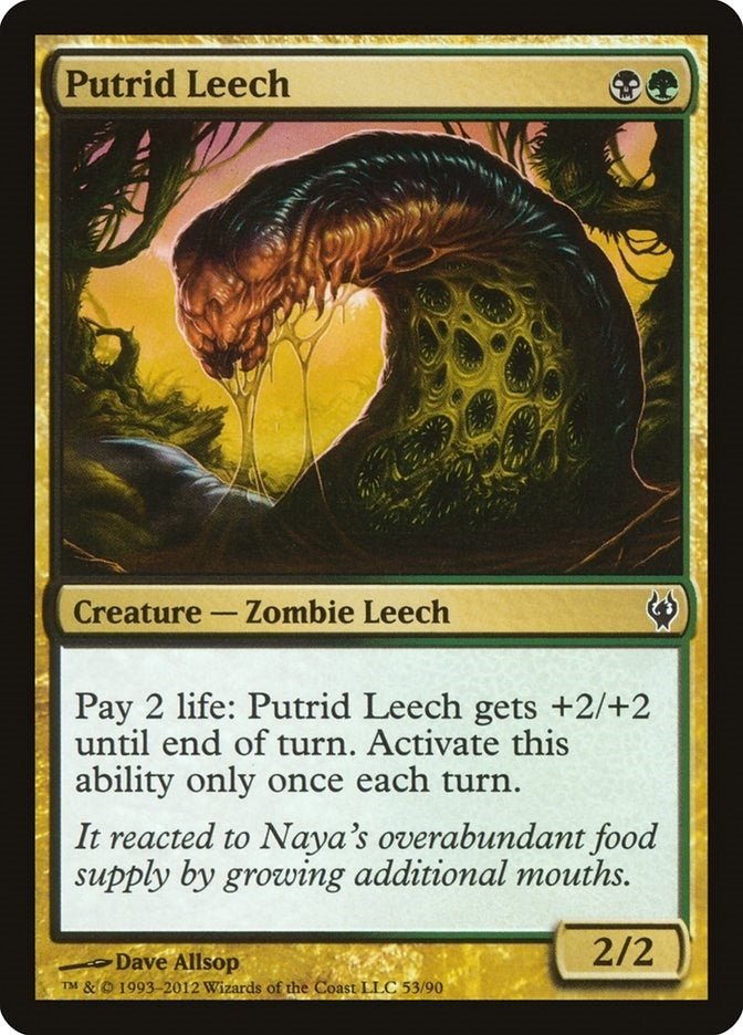 Putrid Leech (53) (Duel Decks: Izzet vs. Golgari)