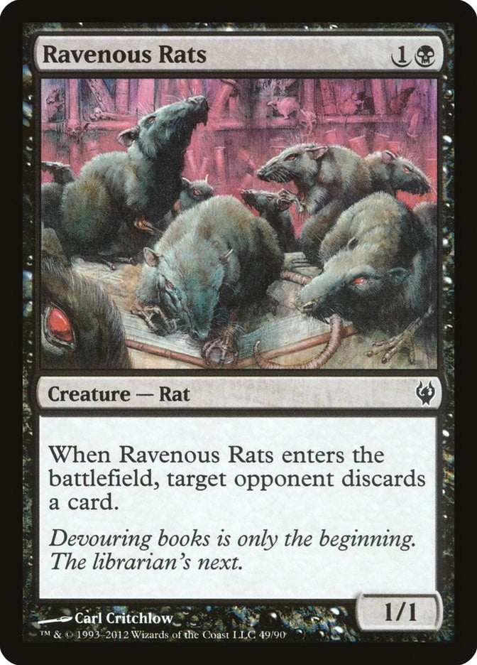 Ravenous Rats (49) (Duel Decks: Izzet vs. Golgari)