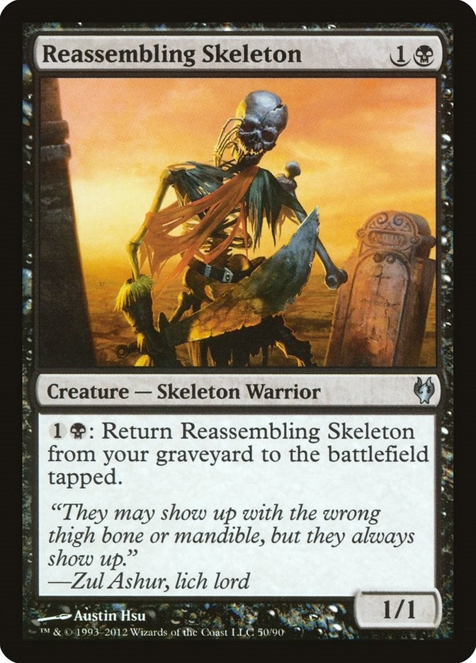 Reassembling Skeleton (50) (Duel Decks: Izzet vs. Golgari)