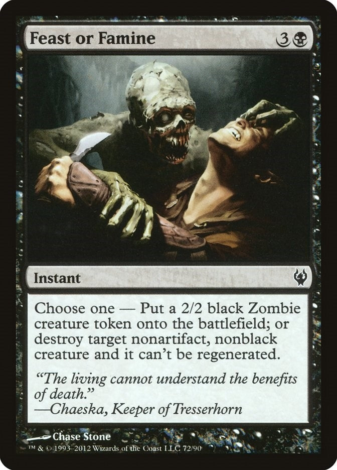Feast or Famine (72) (Duel Decks: Izzet vs. Golgari)
