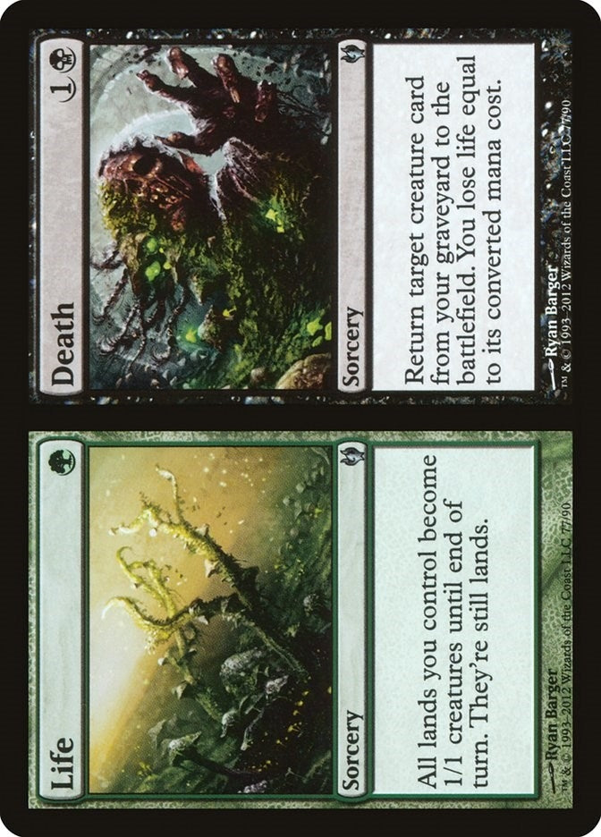 Life // Death (77) (Duel Decks: Izzet vs. Golgari)