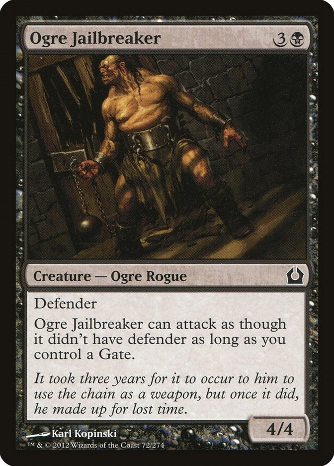 Ogre Jailbreaker (72) (Return to Ravnica)