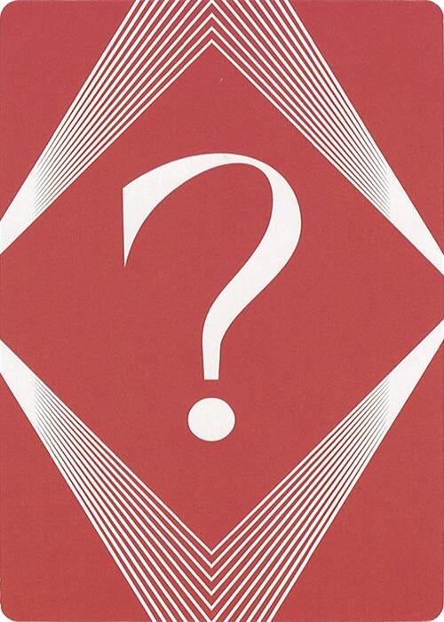 Question Mark Insert Card (Secret Lair Countdown Kit)