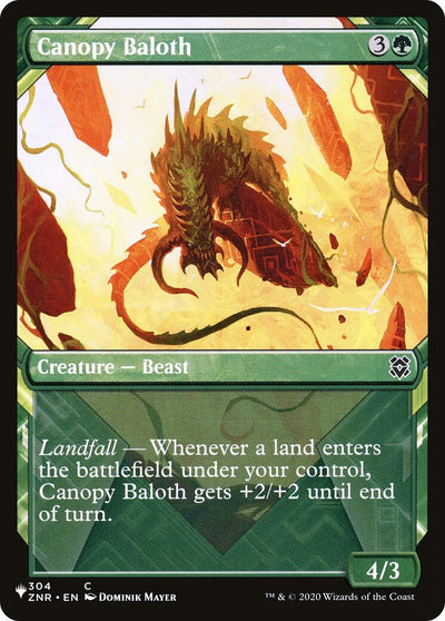 Canopy Baloth (Showcase) (304) (The List Reprints)