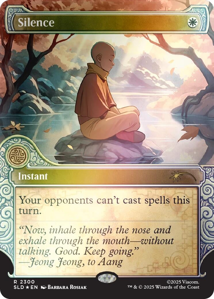 Silence (2300) (Rainbow Foil) (2300) (Secret Lair Drop Series)