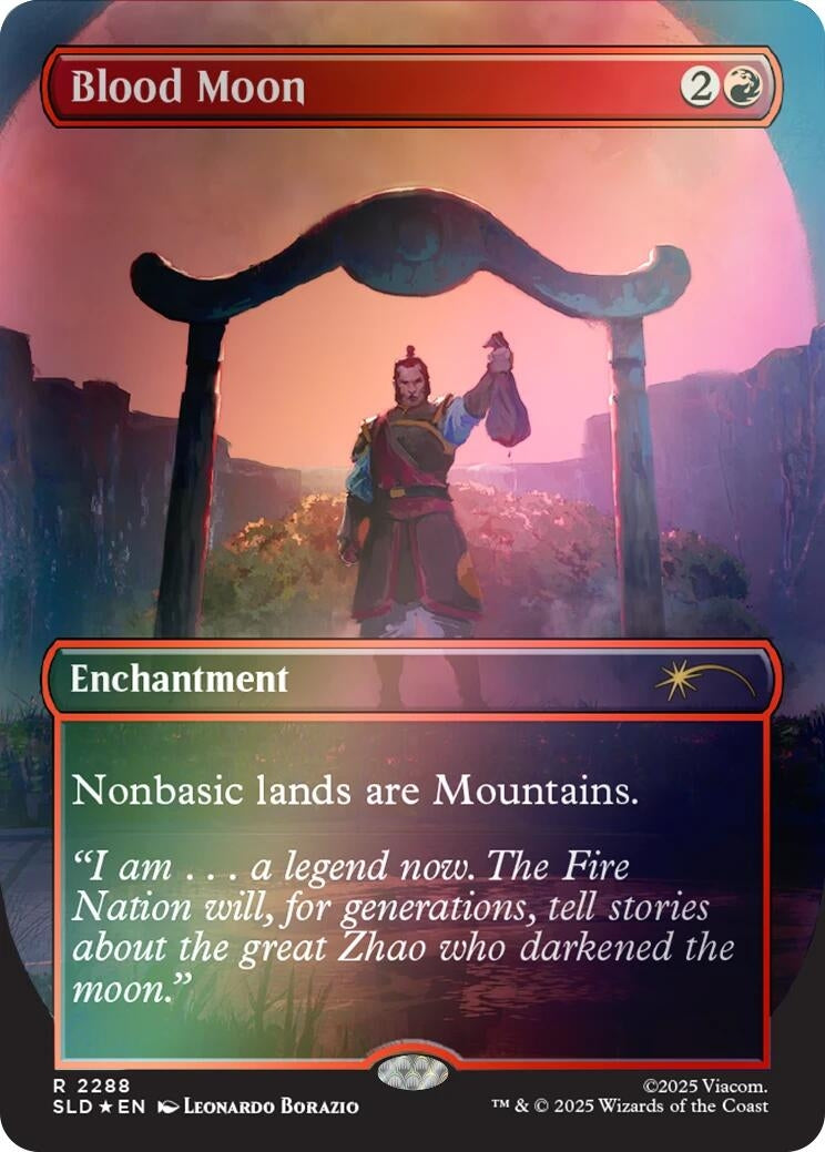 Blood Moon (Rainbow Foil) (2288) (Secret Lair Drop Series)