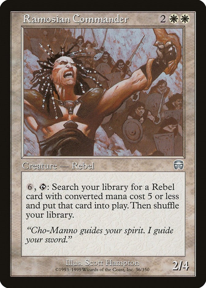 Ramosian Commander (36) (Mercadian Masques)
