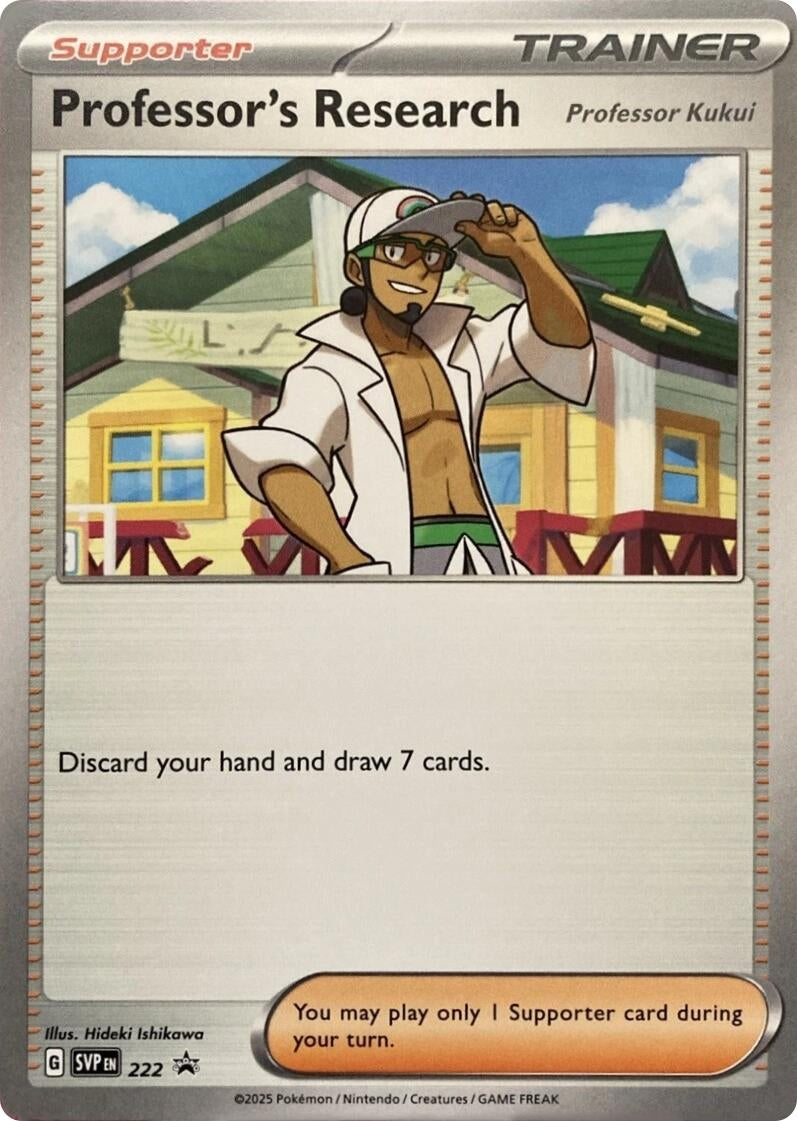 Image for Professor's Research - 222 (222) (SV: Scarlet & Violet Promo Cards) - Pokemon