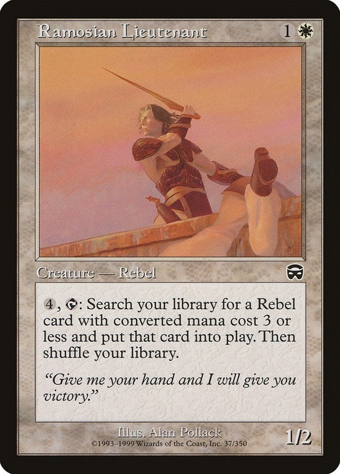 Ramosian Lieutenant (37) (Mercadian Masques)