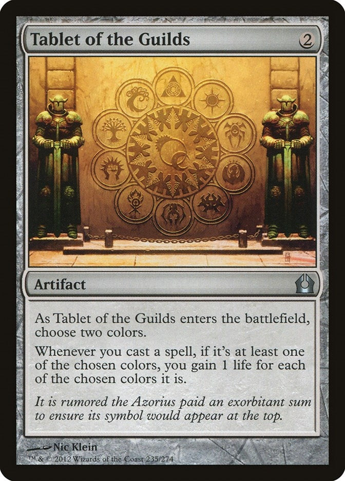 Tablet of the Guilds (235) (Return to Ravnica)