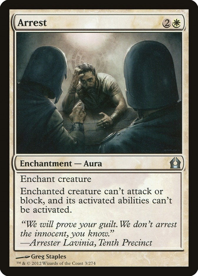 Arrest (3) (Return to Ravnica)