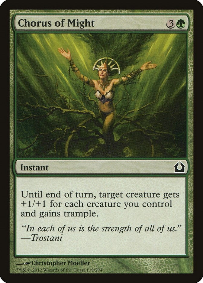 Chorus of Might (119) (Return to Ravnica)