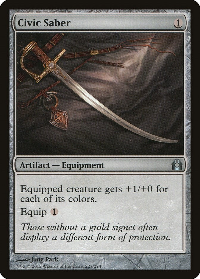 Civic Saber (227) (Return to Ravnica)