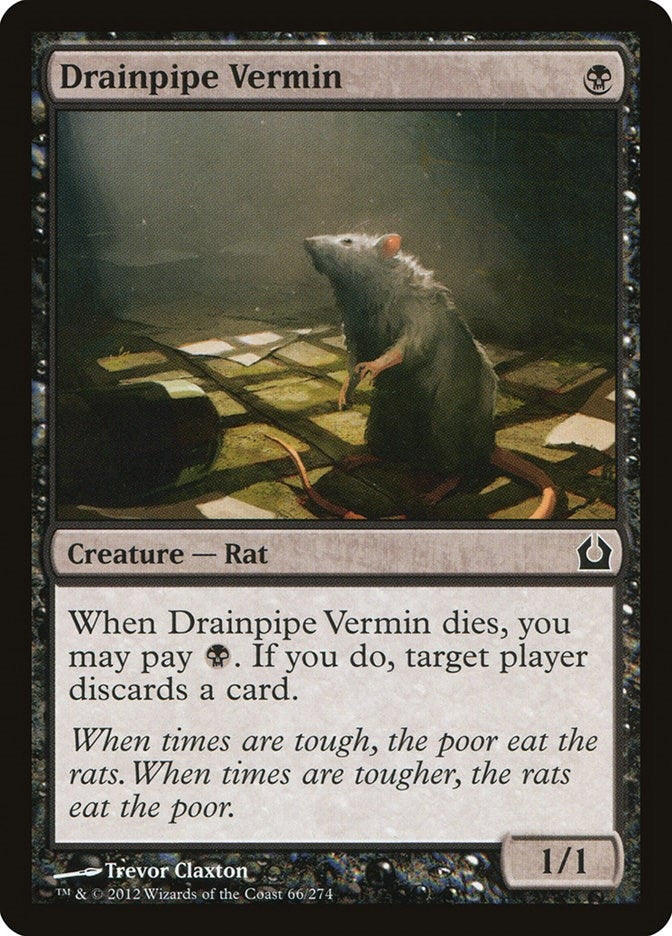 Drainpipe Vermin (66) (Return to Ravnica)