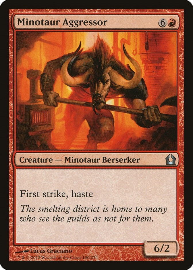 Minotaur Aggressor (100) (Return to Ravnica)