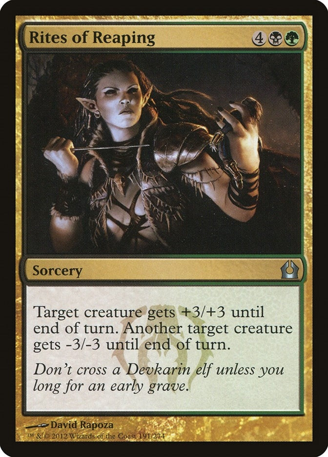 Rites of Reaping (191) (Return to Ravnica)