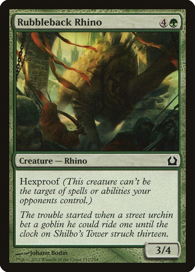 Rubbleback Rhino (132) (Return to Ravnica)