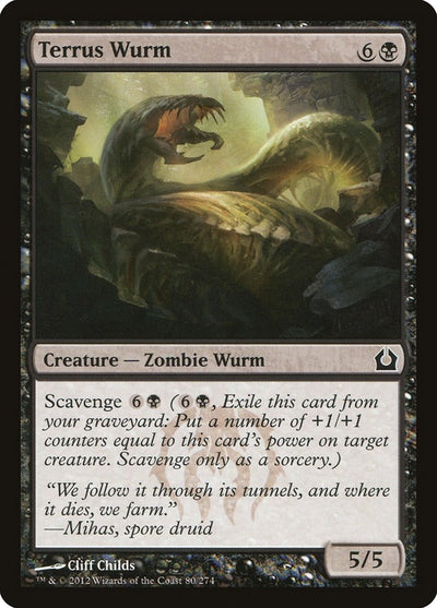 Terrus Wurm (80) (Return to Ravnica)