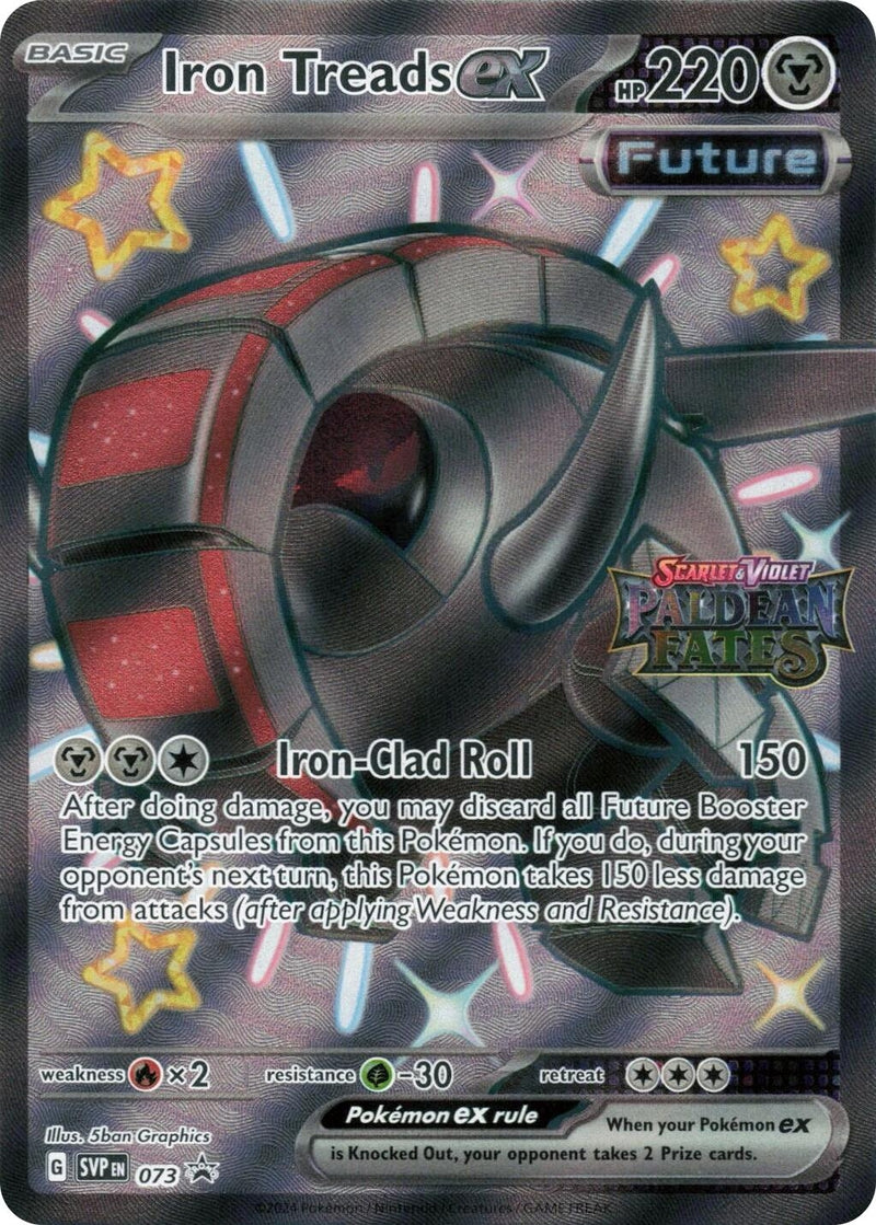 Image for Iron Treads ex - 073 (Paldean Fates Stamped) (073) (Miscellaneous Cards & Products) - Pokemon