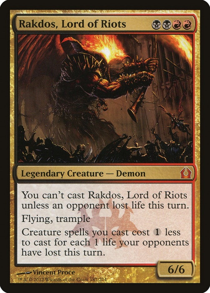 Rakdos, Lord of Riots (187) (Return to Ravnica)