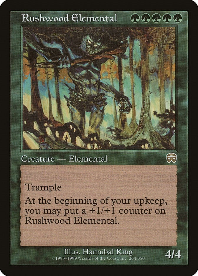 Rushwood Elemental (264) (Mercadian Masques)