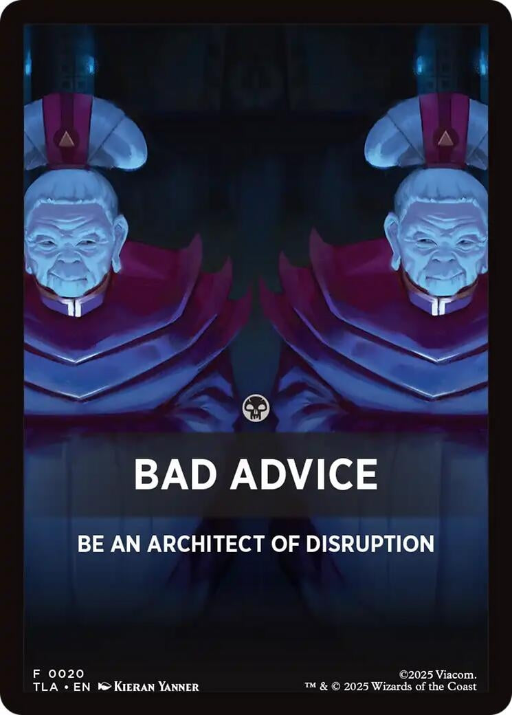 Bad Advice Theme Card (20) (Avatar: The Last Airbender)