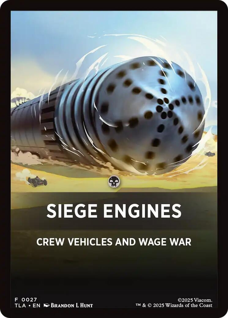 Siege Engines Theme Card (27) (Avatar: The Last Airbender)