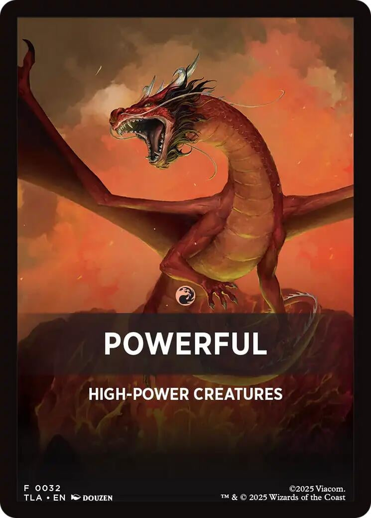 Powerful Theme Card (32) (Avatar: The Last Airbender)