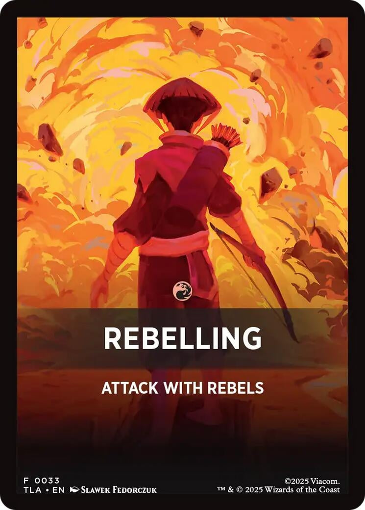 Rebelling Theme Card (33) (Avatar: The Last Airbender)