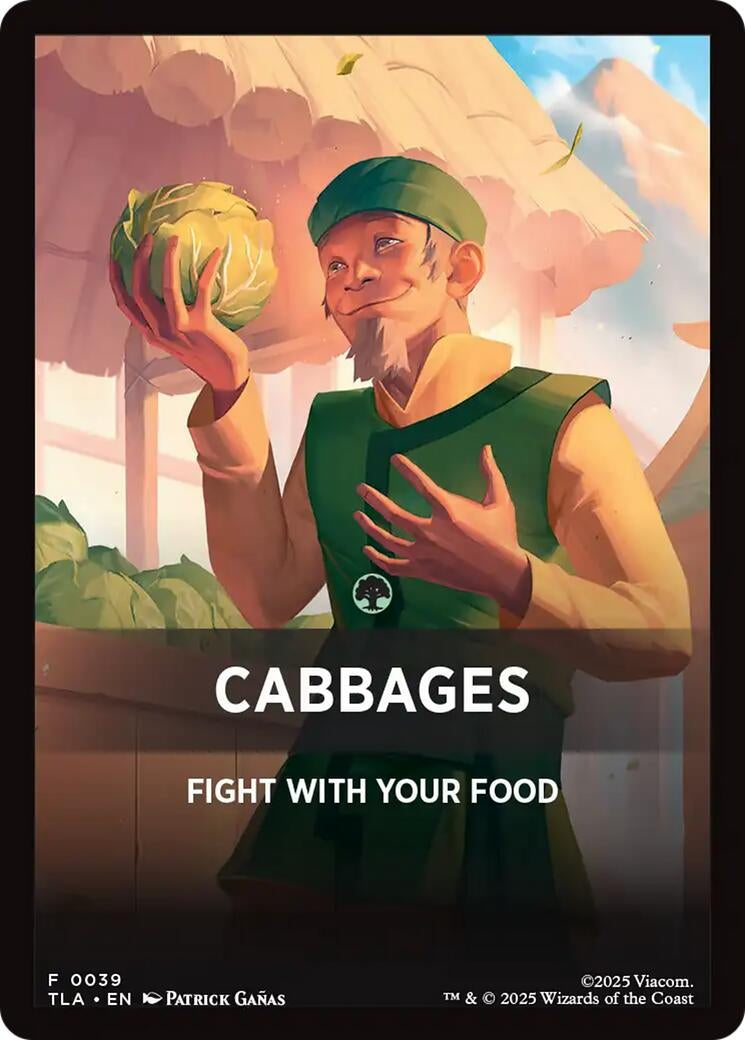 Cabbages Theme Card (39) (Avatar: The Last Airbender)