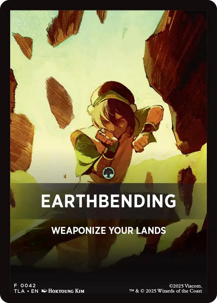 Earthbending Theme Card (0042) (42) (Avatar: The Last Airbender)