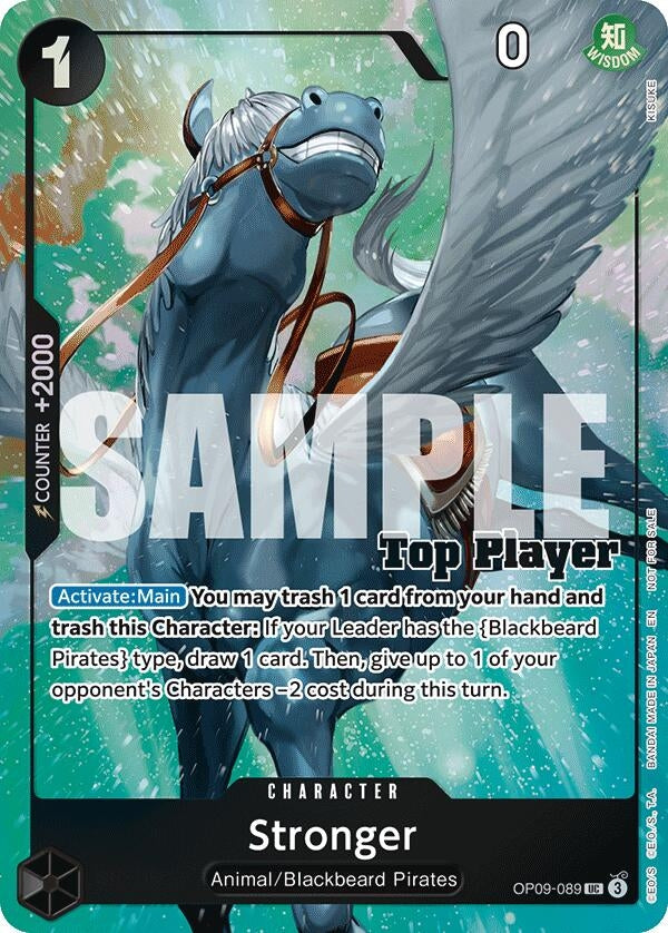 Image for Stronger (CS 25-26 Top Player Pack Vol. 2) (OP09-089) (One Piece Promotion Cards) (OP-PR) - One Piece Card Game