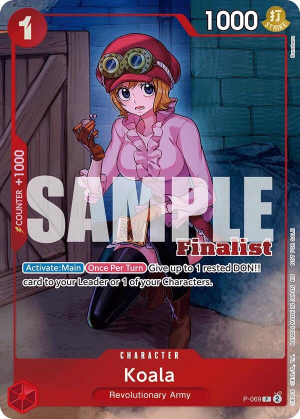 Image for Koala (CS 25-26 Finalist Card Set 2) (P-069) (One Piece Promotion Cards) (OP-PR) - One Piece Card Game